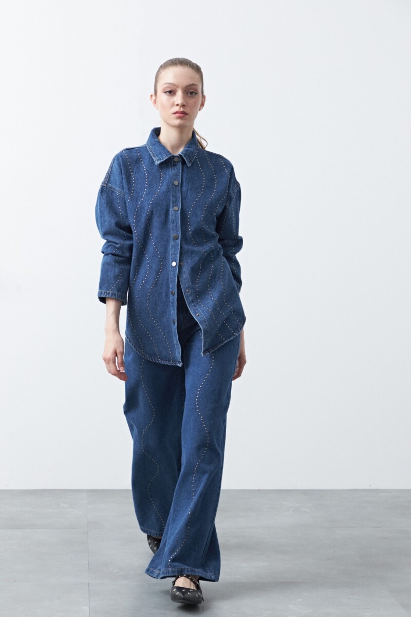 JEAN ALANIS Azul Oscuro