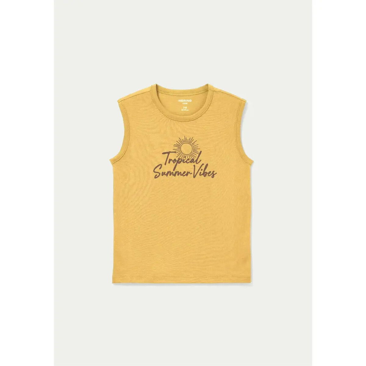 CAMISETA REGATA MASC - AMARELO MEDIO 