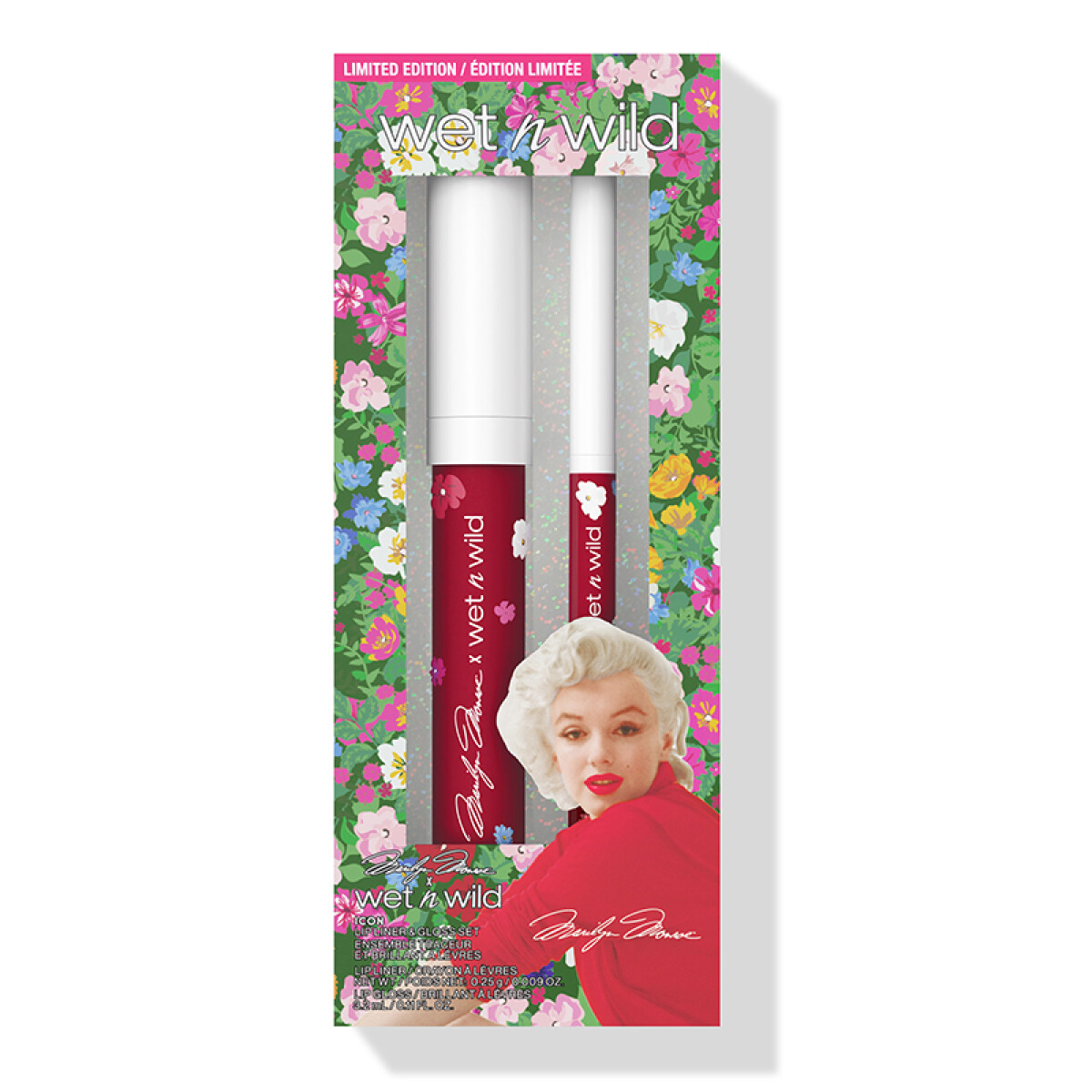 Kits de maquillaje edición limitada Marilyn Monroe Wet n Wild - Lápiz delineador crayón + Labial gloss 