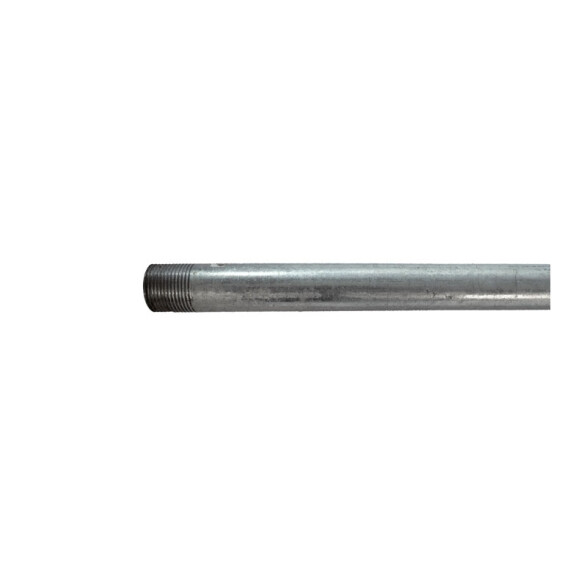 Brazo galvanizado curvo ¾" de 1 metro B40506