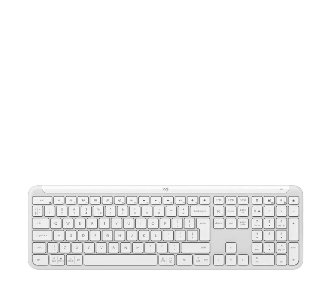 Teclado Logitech Signature Slim Keyboard K950 White SPA 