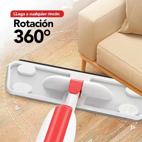 Mopa Con Dispensador De Agua Aurora Para Piso ROJO