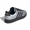 Championes Adidas Grand Court 2.0 Mujer Plata-Negro