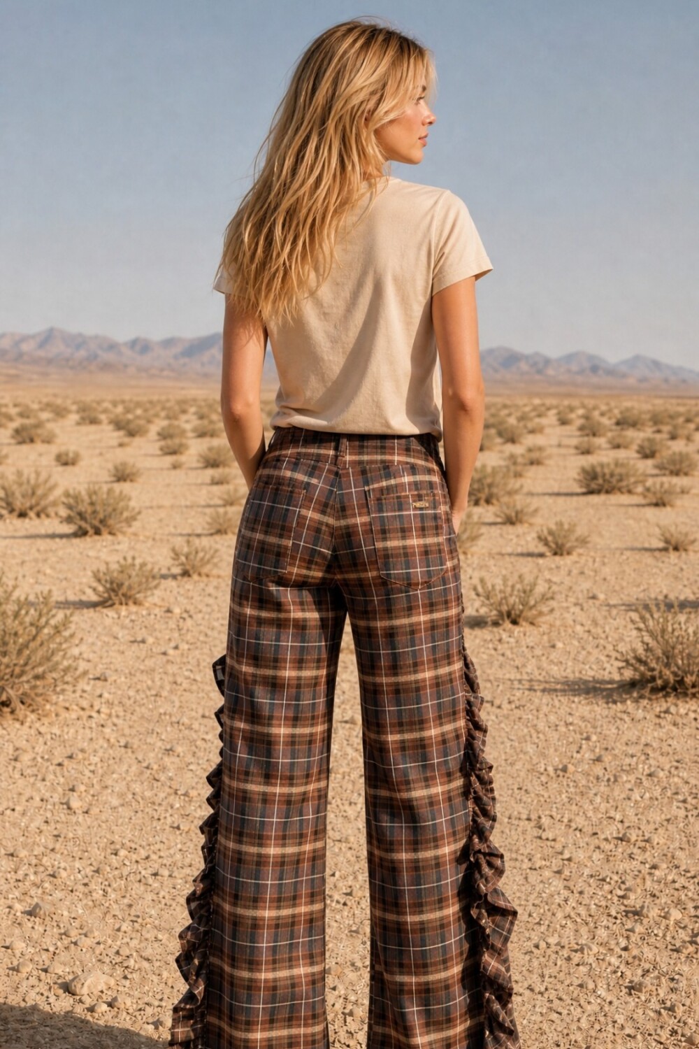 Cuadrillé Dancing Queen Pants Chocolate / Beige