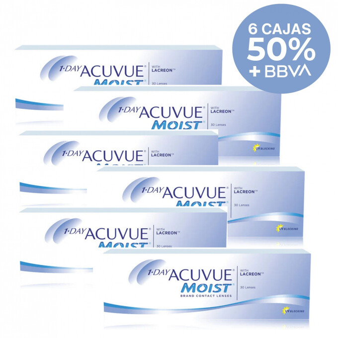 Acuvue 1 Day 6 cajas 50% off Acuvue 1 Day 6 cajas 50% off