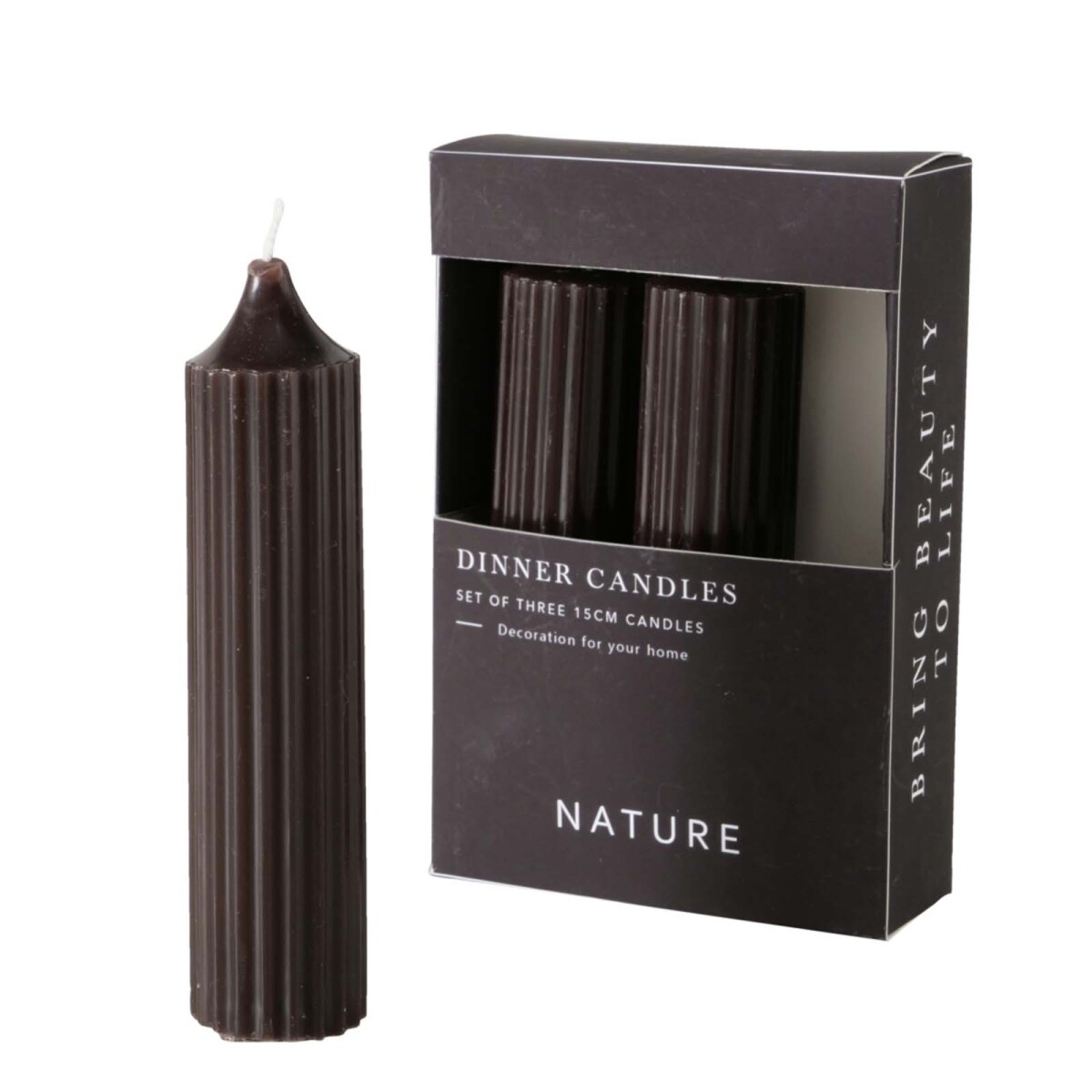 VELAS 2053022 - PARAFINA NEGRO NEGRO 