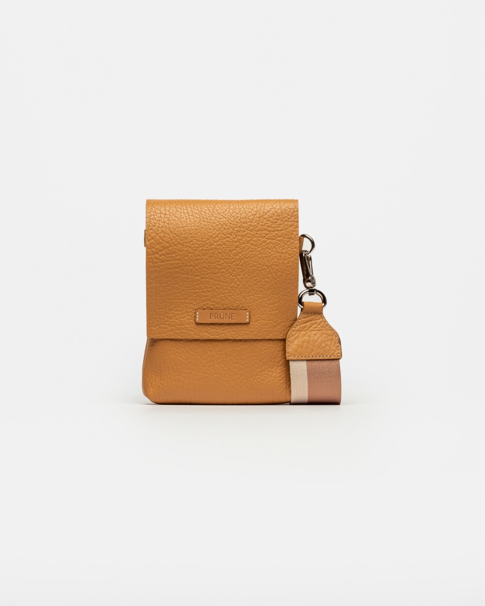 Mini Bag Olivia En Cuero Graneado Cuoio