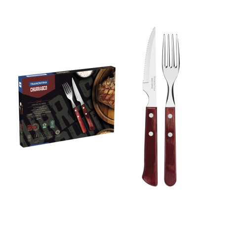 Cubiertos Churrasco 12 Piezas para Asado Polywood Tramontina Cubiertos Churrasco 12 Piezas para Asado Polywood Tramontina