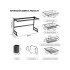 Escurridor de Platos de Cocina Sobre Pileta Escurreplatos de 85 cm Dos Niveles Negro Escurridor de Platos de Cocina Sobre Pileta Escurreplatos de 85 cm Dos Niveles Negro