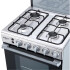 Cocina A Gas Enxuta 4 Hornallas Con Grill Cenx9604i GRIS