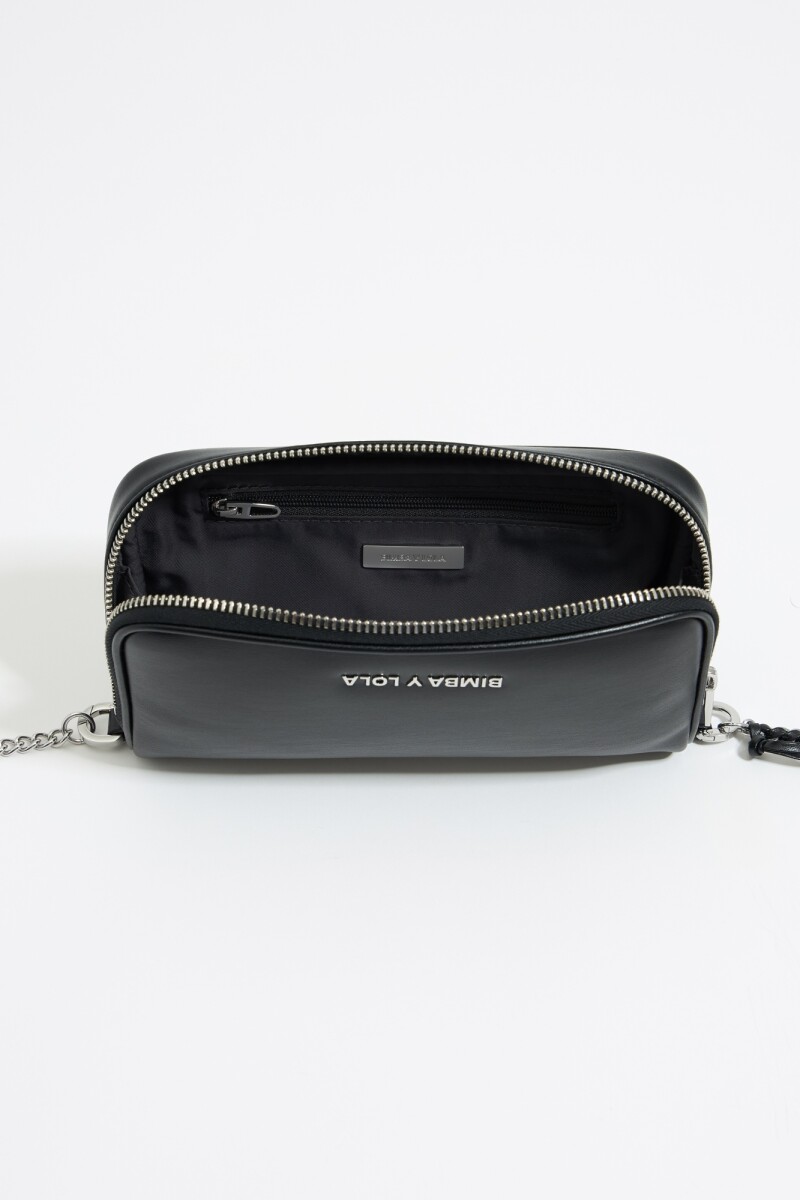 BOLSO BANDOLERA MINI PIEL Negro