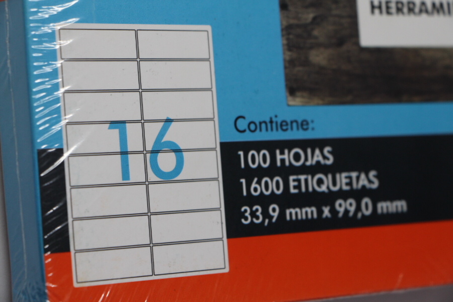 ETIQUETA ROTOLA TAMAÑO A4 318 - MODELO 16 