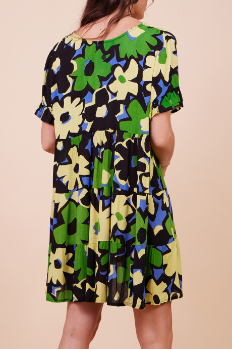 VESTIDO CORTO REBA RUSTY Verde