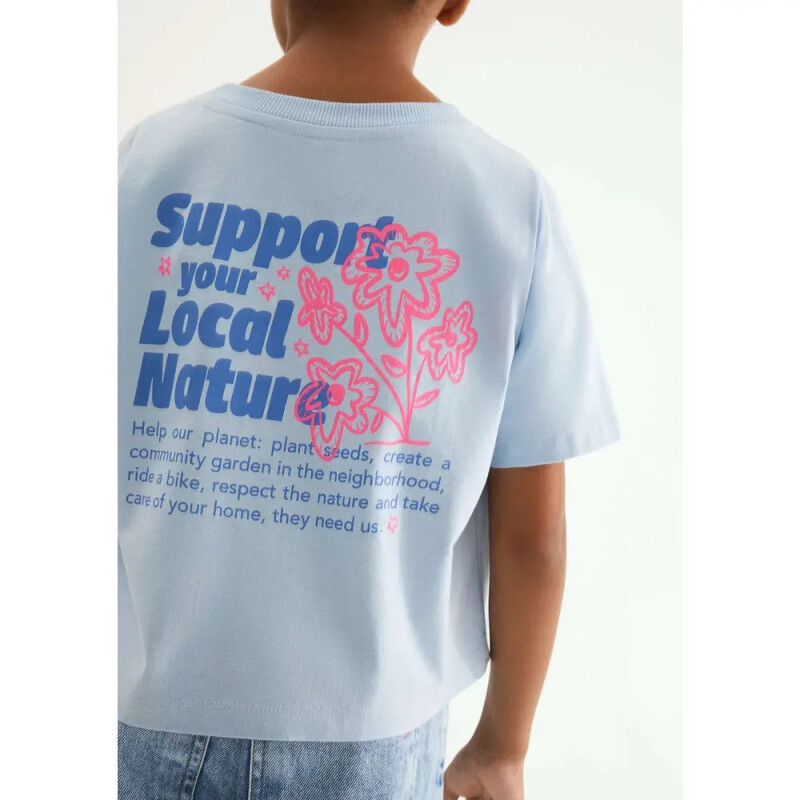 BLUSA MM FEM AZUL CLARO