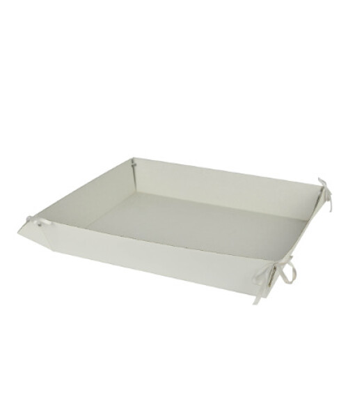 Canasta con cinta 41x33x8 cm. - PERLATO Canasta con cinta 41x33x8 cm. - PERLATO