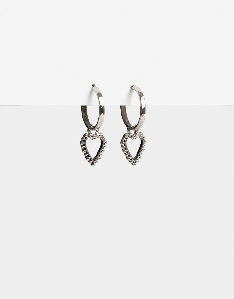 Argollas Dije Corazón Boho 