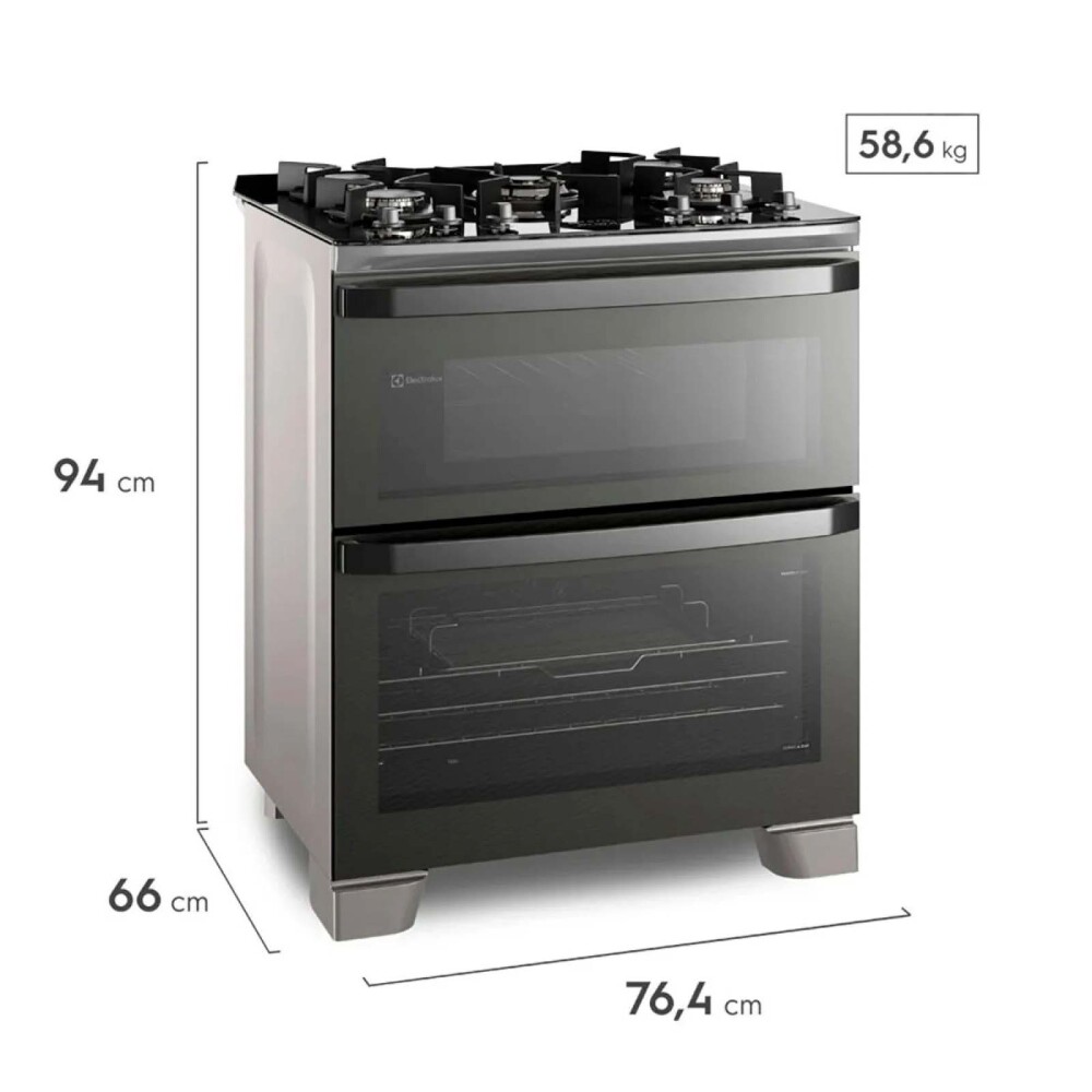 COCINA ELECTROLUX GAS GRIS FE5AD