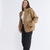 Campera Dama Sherpa Combinada N+ Camel