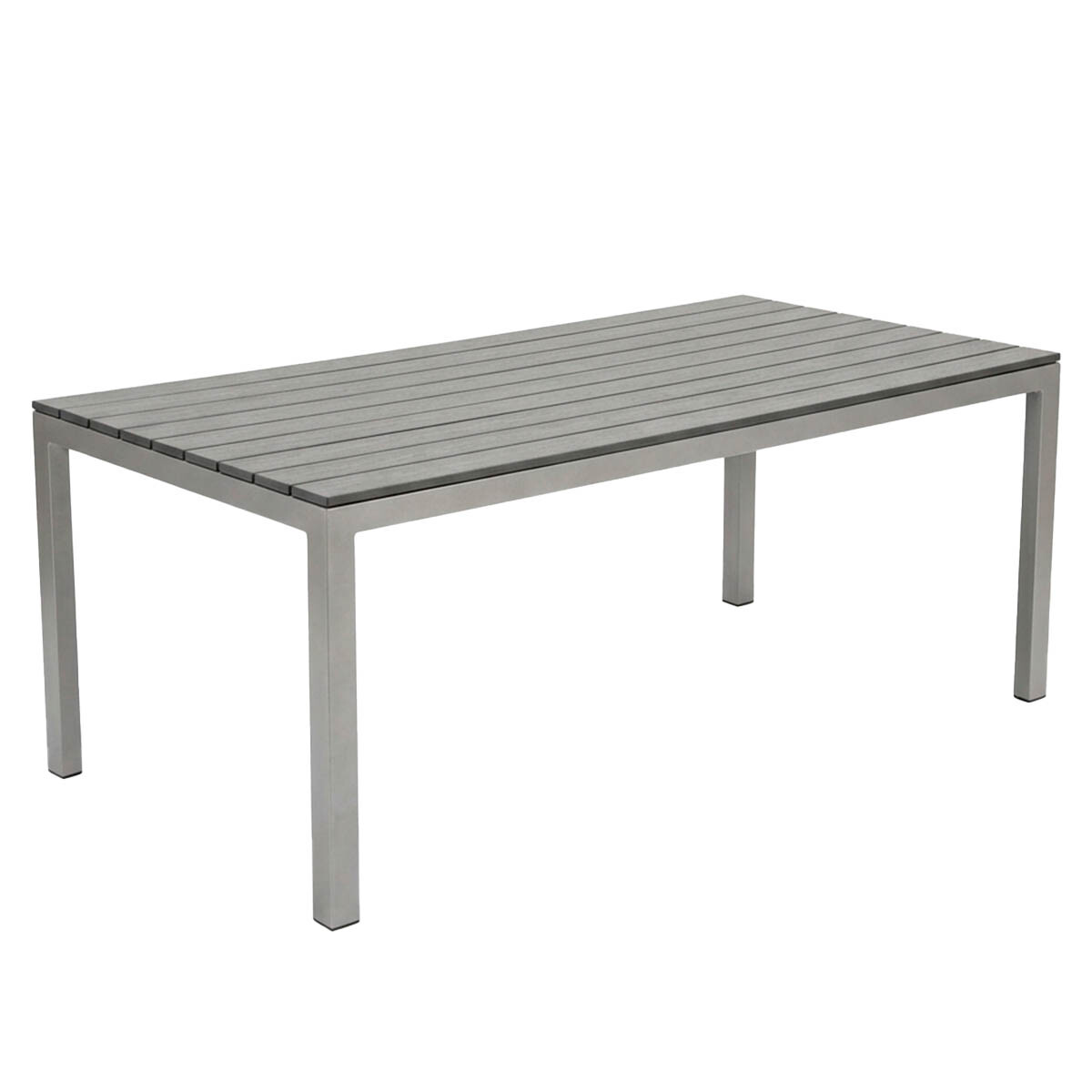 Mesa Jardín Comedor Exterior Hierro 180x90 Patio 