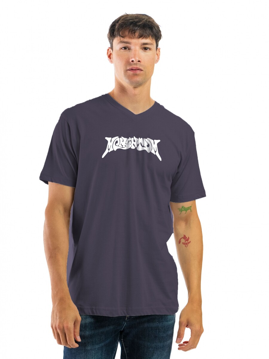 Remera Estampada C/V BGDH REVB-21 - Marino/ Letras 023 