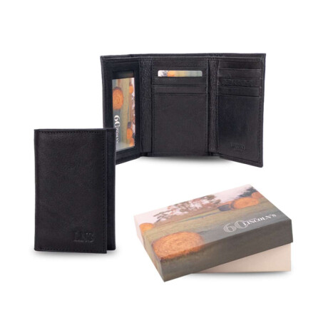 Billetera Cuero Seth Negro