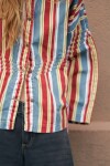 Camisa Mao Estampado Rojo