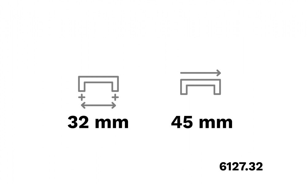 Tirador de canto 6127.32 dorado Tirador De Canto 6127.32 Dorado