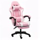 Silla gamer giratoria ROSA CLARO
