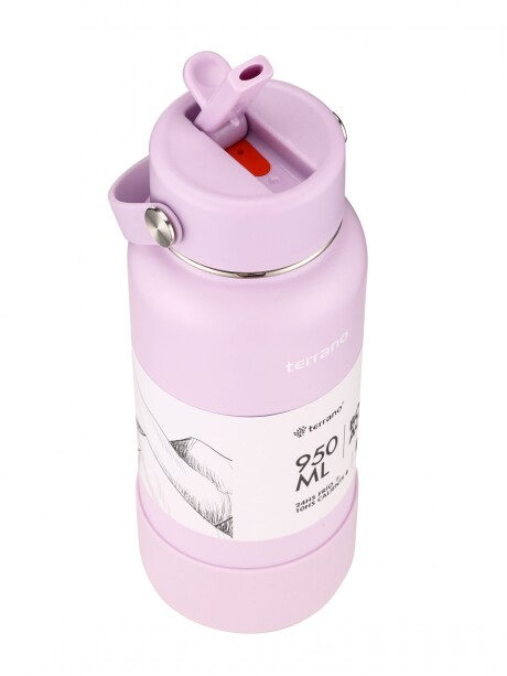 Botella Térmica con Pico 950mL. Lila