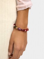 Pulsera Elástica Multicolor Efecto Piedra multicolor