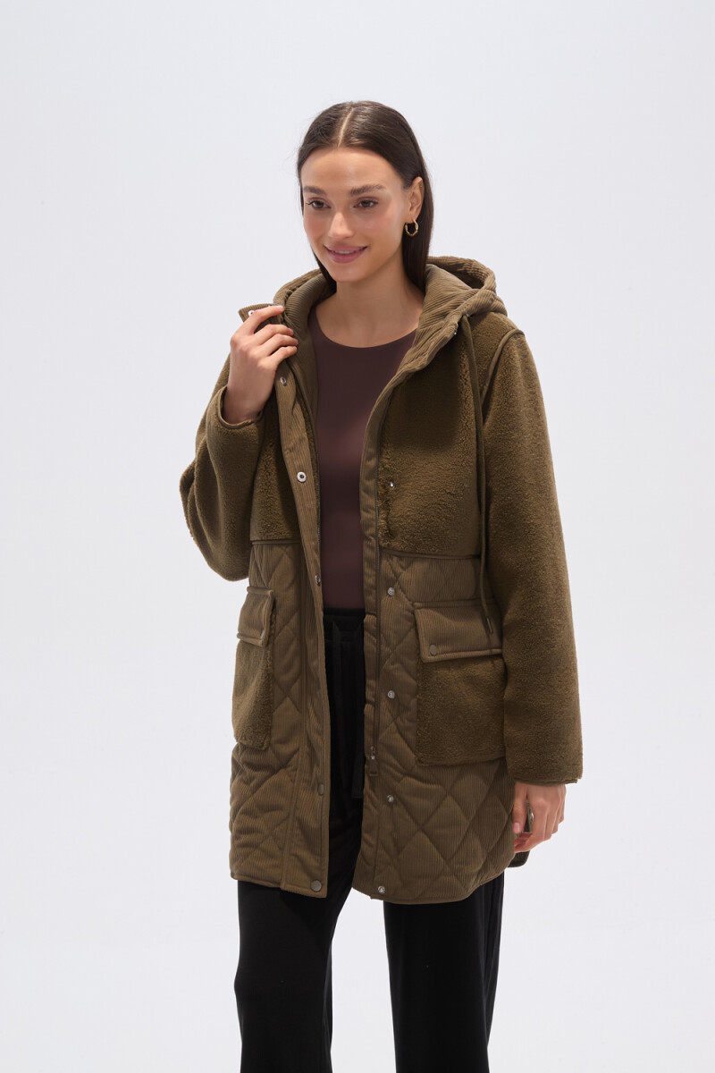 Campera Tessal - Verde Oliva Oscuro 