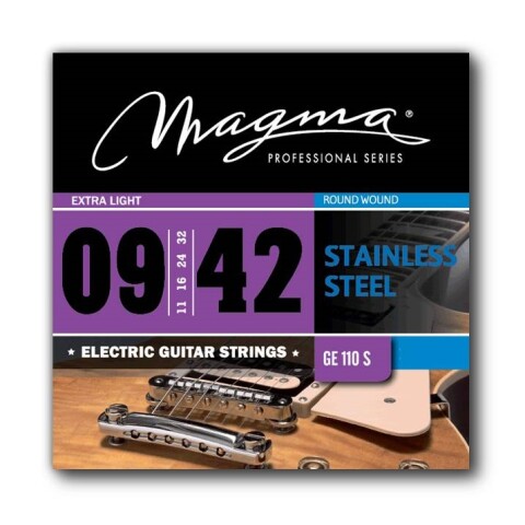 Encordado Para Guitarra Electrica Magma S. Steel .009 Ge110s Unica
