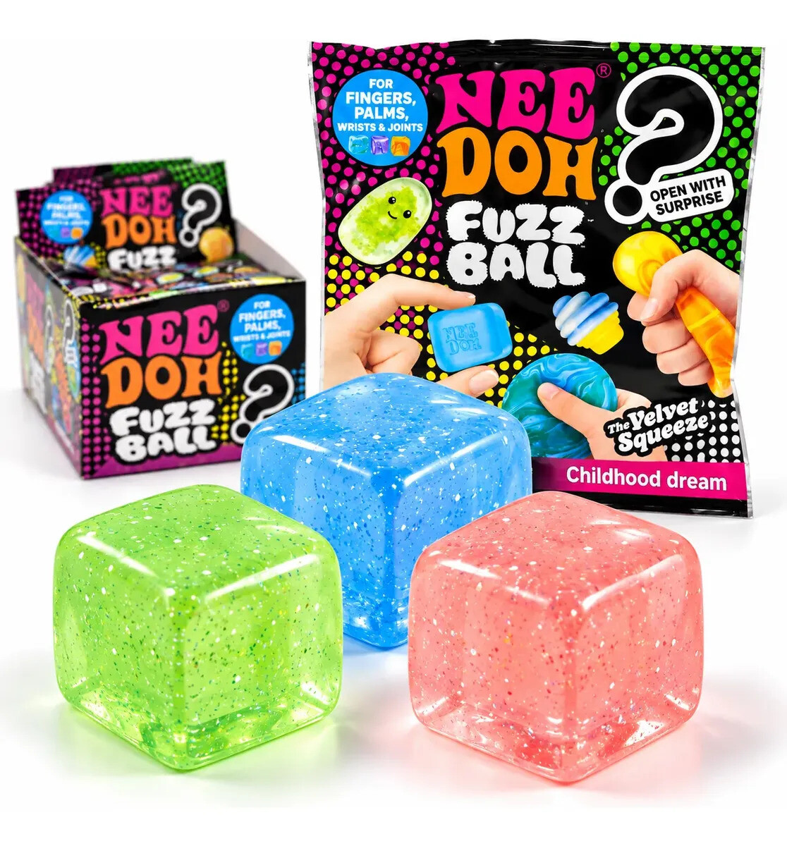 Squishy Needoh Fuzz Ball Sorpresa Chillhood Dream Antiestrés 