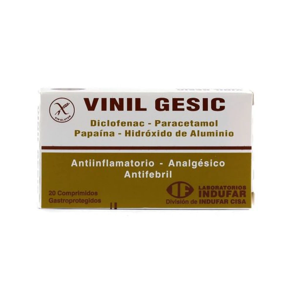VINIL GESIC CJ X 20 COMPRIMIDOS