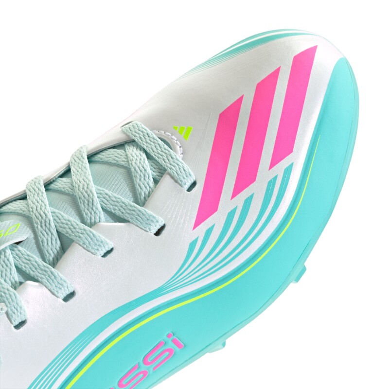 Championes adidas F50 Messi LEAGUE FG/MG de niño White Light Blue