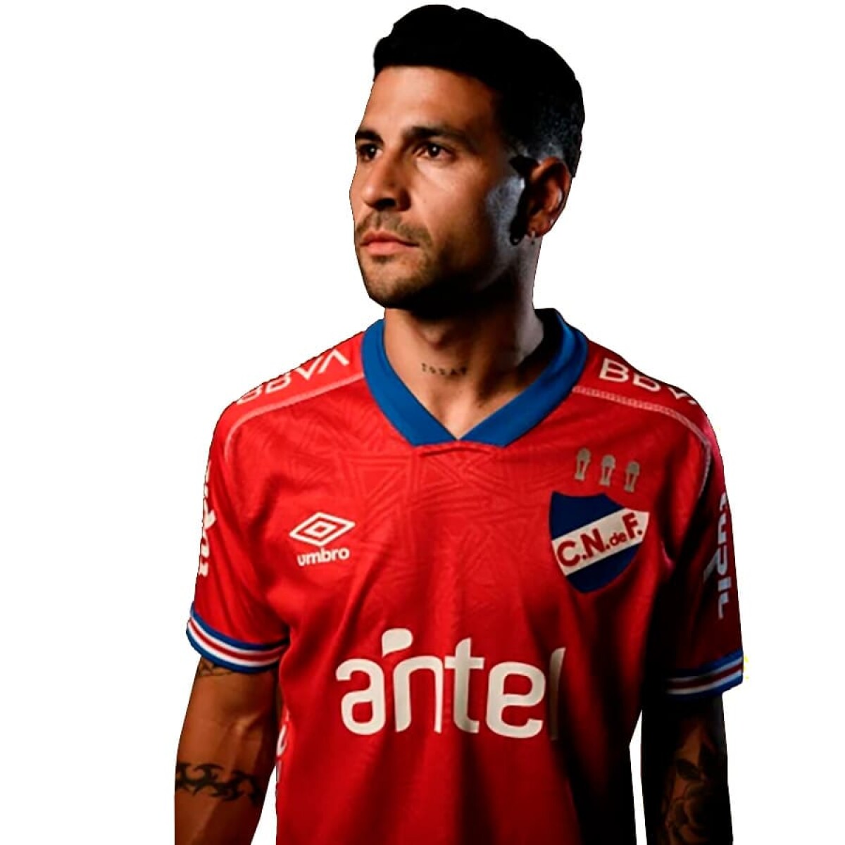Camiseta Nacional Umbro Away 1 - NU143040 - Rojo-blanco 