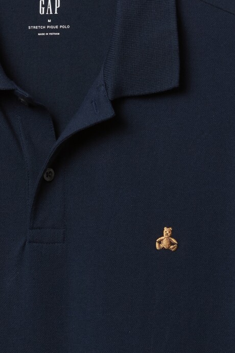 Remera Polo Osito Brannan Hombre Tapestry Navy