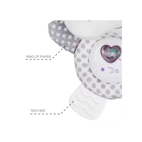 Peluche Colgante Hipo con música y luz Oso 001