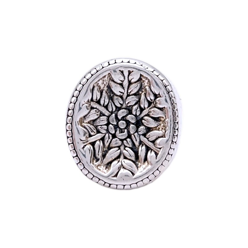 Anillo Flor-Plata 925 Inflada-Sin Piedra-AN3127 sinpiedra