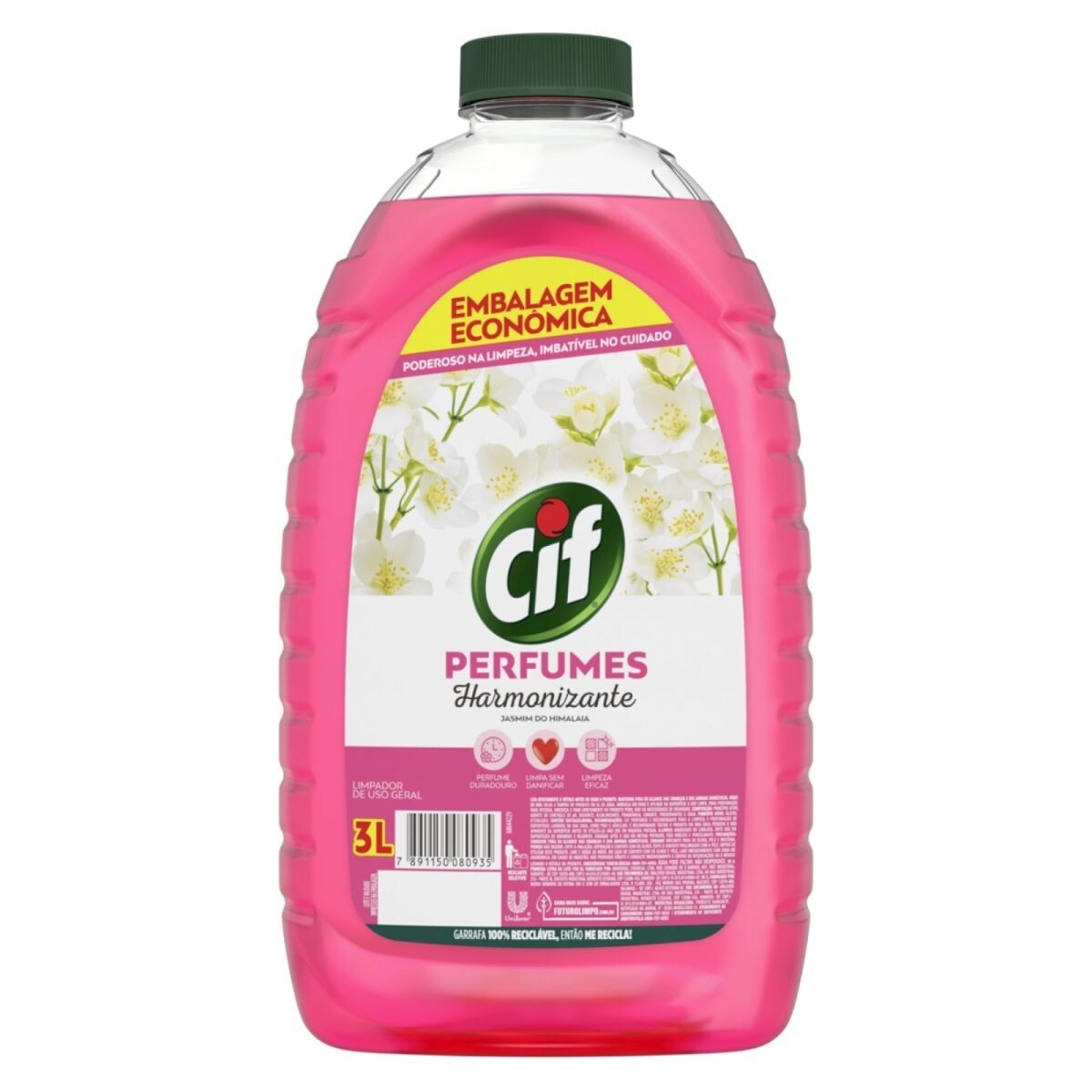 Limpiador Líquido CIF para Pisos Perfume Armonizante - 3 LT 