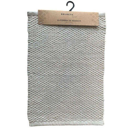 Alfombra Algodón 40X60Cm Textura Crudo Alfombra Algodón 40X60Cm Textura Crudo