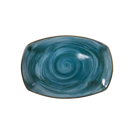 Bandeja Artisan 36x25 cm Azul Porcelana Bandeja Artisan 36x25 cm Azul Porcelana