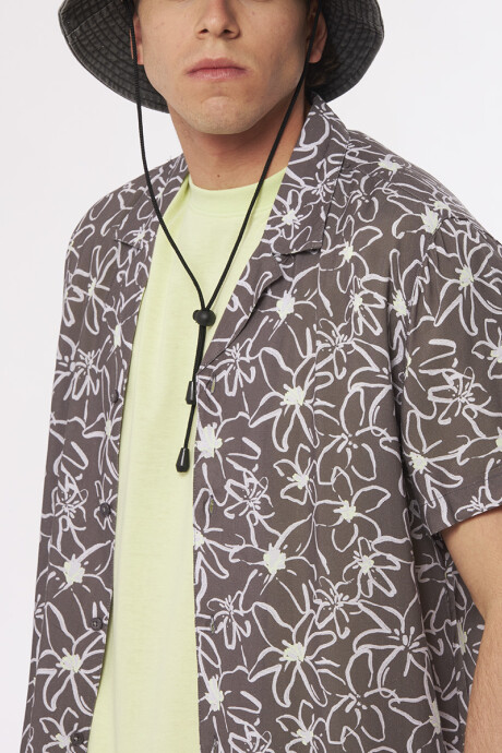 CAMISA SAGI RUSTY Gris Oscuro