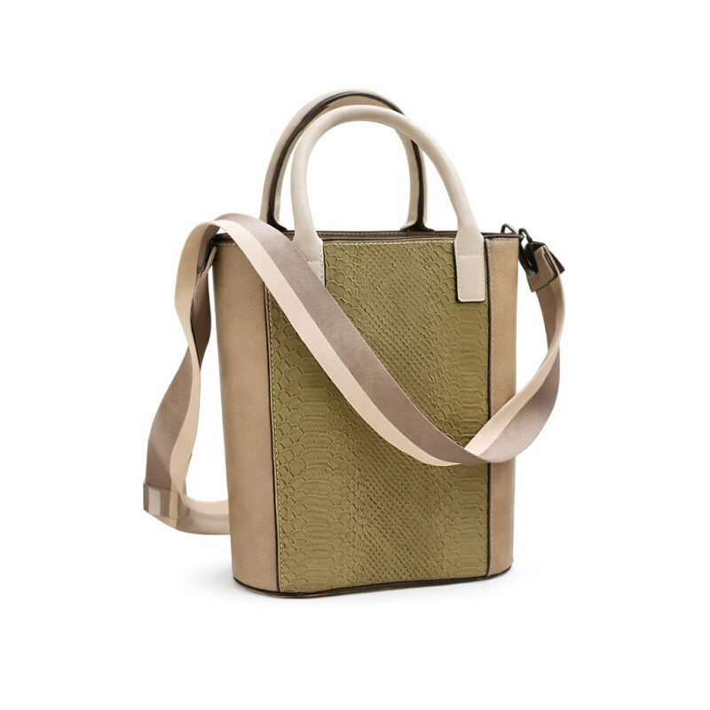 Matera Bolso en Eco Cuero con Correa Ajustable Musgo