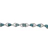 Pulsera oval-Plata 925-Piedra topacio y zirconia-PU3019 conpiedra