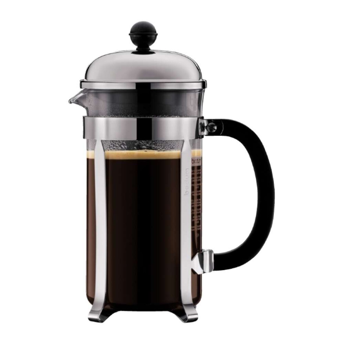 Cafetera 1Lt 8 Tazas Chambord Bodum - Acero/Negro 