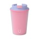 Vaso plástico 420ml rosa