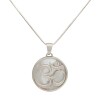 Dije Colgante Signo de Om-Plata 925-Nacar-CP4214 Conpiedra
