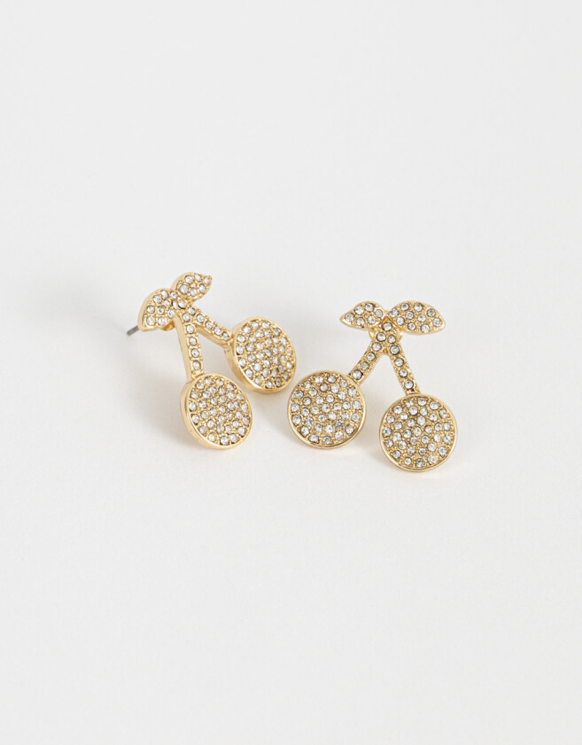 Aros Pasantes Frutas Aros Pasantes De Cerezas - Dorado