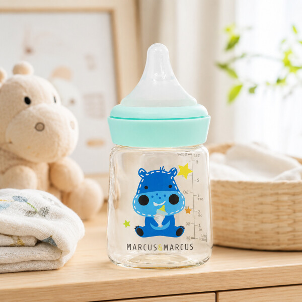 Biberón Mamadera Marcus & Marcus 180ml PPSU Anticólico Blanco 4